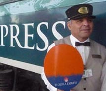 A porter from the Tequila Express train // © 2010 Rich Grant 3